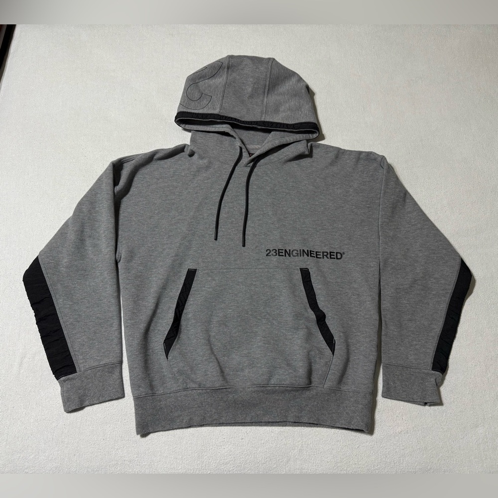 Air Jordan Hoodie Mens Small Gray 23 Engineered Pullover Sweatshirt CT2930‎